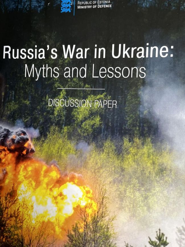 Міністерство оборони Естонії оприлюднило звіт щодо міфів та уроків російської війни в Україні