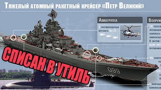 росія списує атомні крейсери