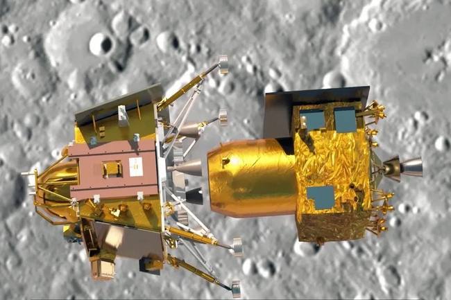 Индийский аппарат Чандраян-3 успешно приземлился на поверхности Луны.