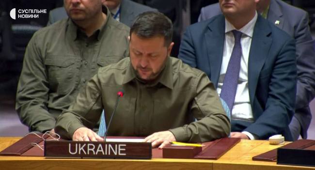 Володимир Зеленський запропонував «план мирного врегулювання» на засіданні Ради безпеки ООН