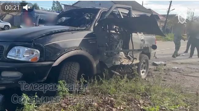 Хоттабыч взорвался в Луганске вместе с автомобилем