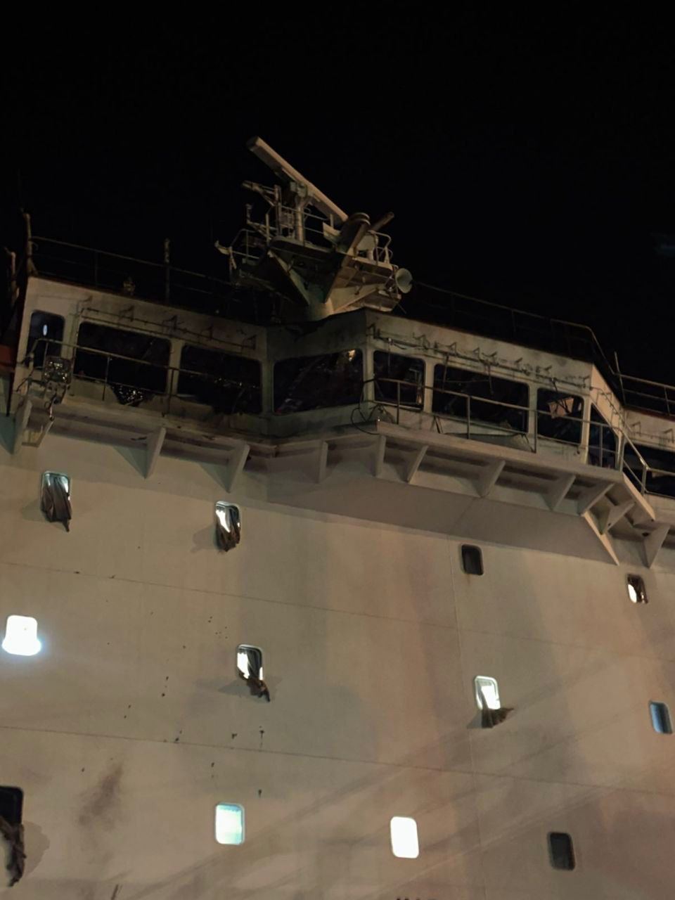 россия обстреляла гражданское судно под флагом Либерии