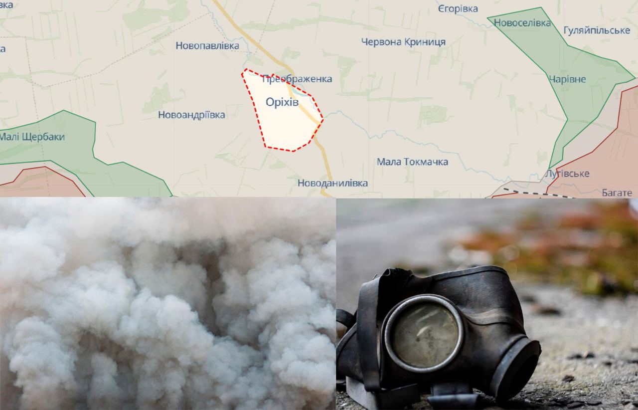 На южном направлении россия атакует украинских военных ядовитым газом