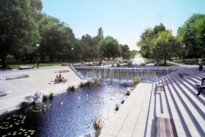 Как будет выглядеть озеро в саду Шевченко (фото)