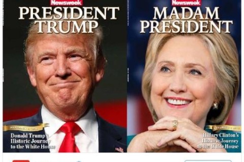 Журнал Newsweek выпустил номер с Клинтон-президентом на обложке