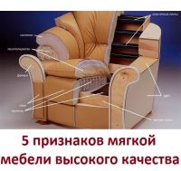 5 признаков мягкой мебели высокого качества