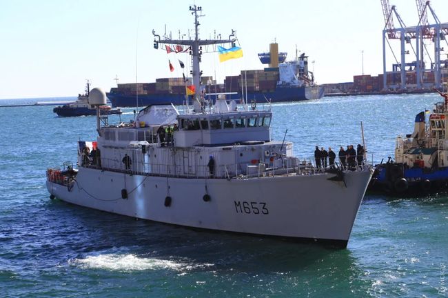 Очередной корабль НАТО зашел в Одессу: ФОТО