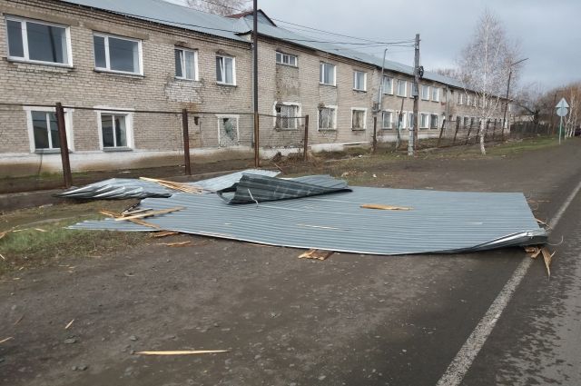 Заголовок дня. В Алтайском крае у психиатрической клиники сорвало крышу