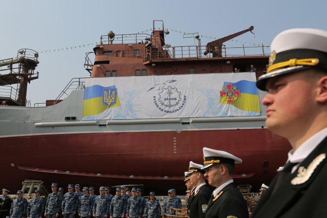 Перший середній розвідувальний корабель для ВМС ЗС України спущено на воду