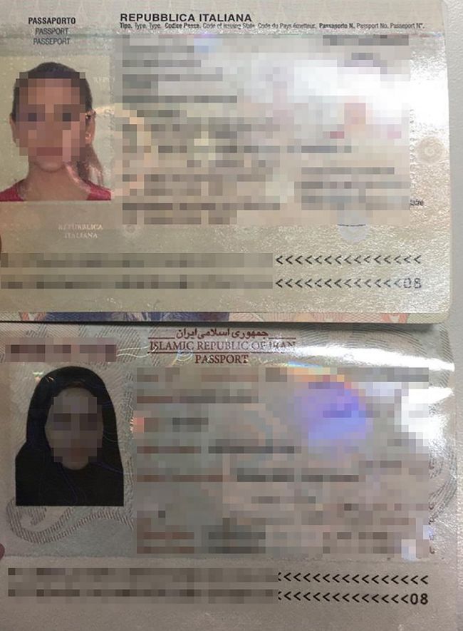 Громадянка Ірану заплатила за підроблений італійський паспорт 15 тисяч англійських фунтів стерлінгів