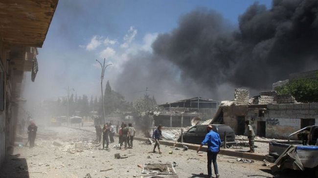Российская авиация продолжает осуществлять интенсивные удары в Сирии