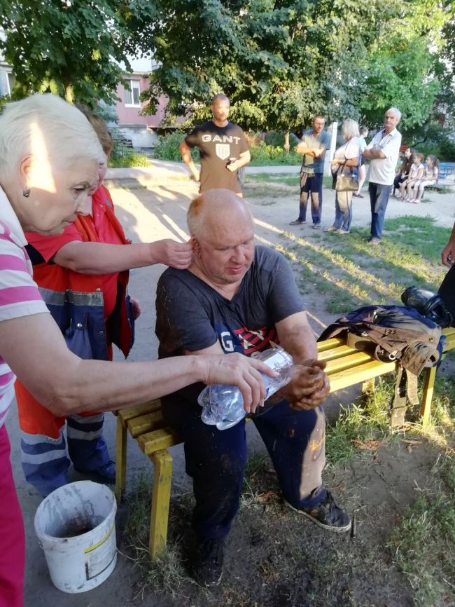 В Харькове под землей застряли люди