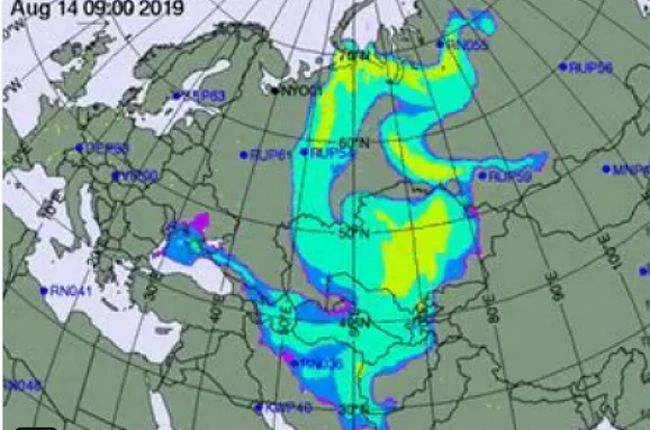 Від вибуху ракети в РФ постраждала Україна: карта зараження радіацією – ВІДЕО