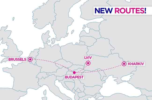 Wizz Air анонсировал запуск рейсов во Львов и Харьков