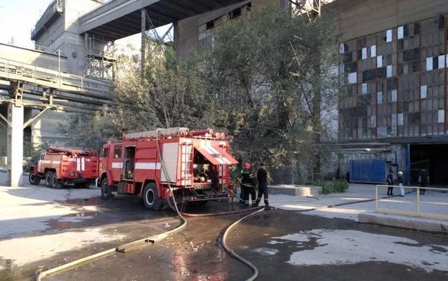 В Николаевской области произошел пожар на объекте повышенной опасности