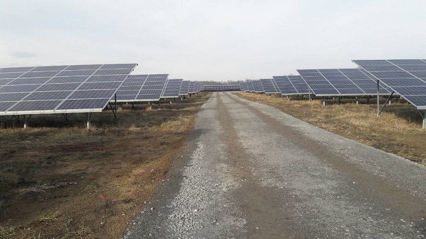 На Хмельниччині побудували сонячну електростанцію на непридатних для сільгоспвикористання землях