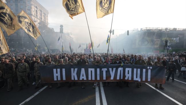 В полиции посчитали участников акций в Киеве