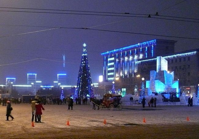 Атмосферно: как в Харькове новый год встречали (ВИДЕО)