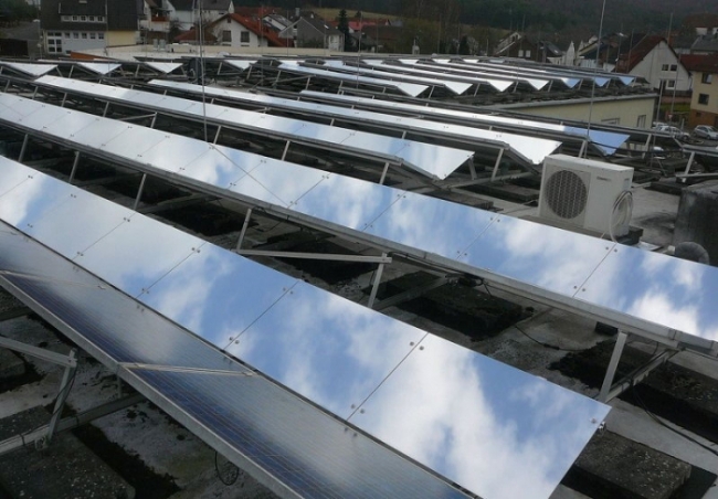 Фотоэлектрическая солнечная электростанция с отражателями. Результаты проекта