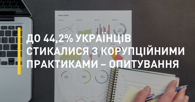 До 44,2% українців стикалися з корупційними практиками – опитування