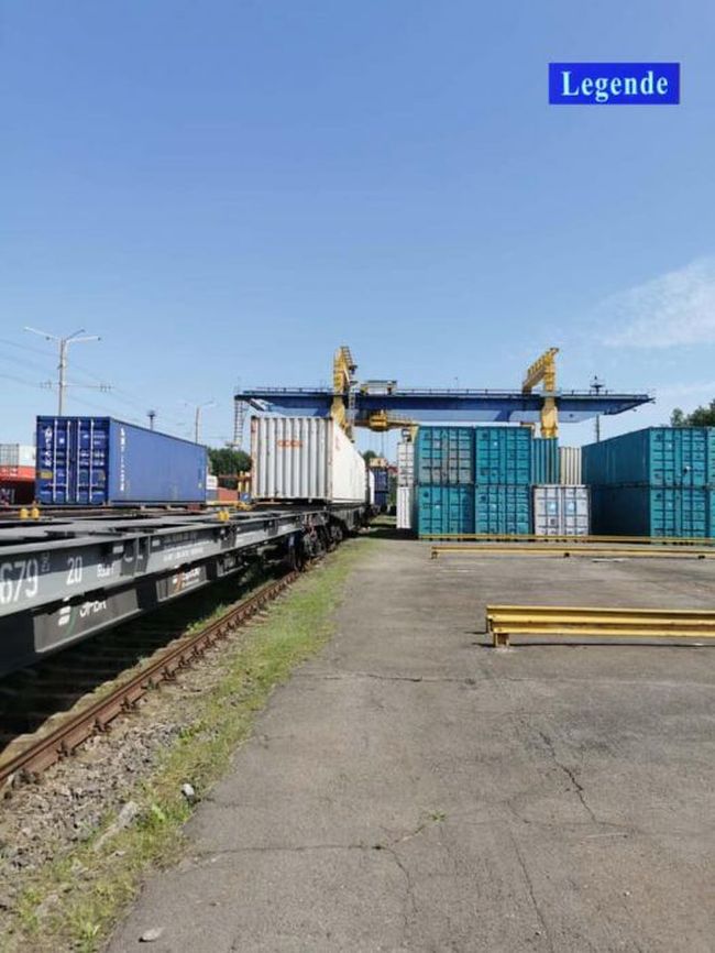 В Киев прибыл первый прямой контейнерный поезд Китай-Украина