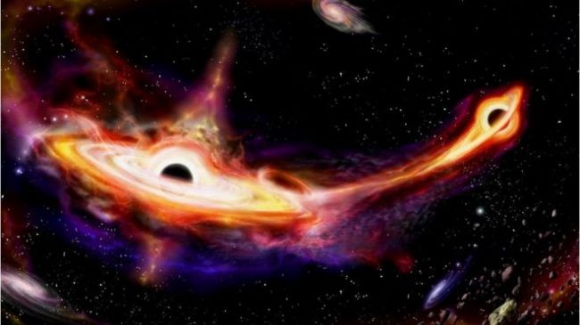 Астрономи побачили в небі яскравий спалах. Це зіткнулися дві чорні діри