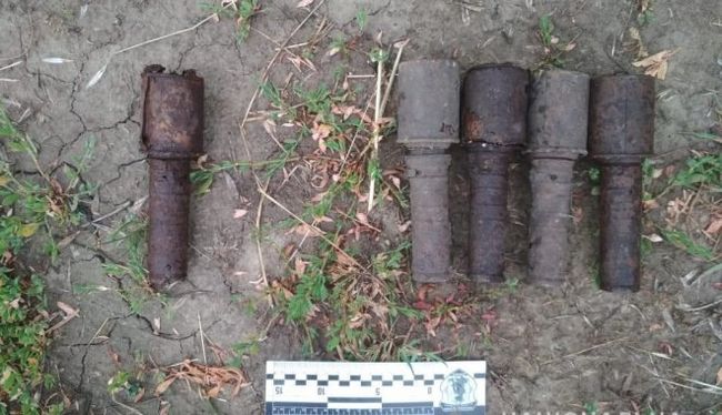 В Волчанском районе обнаружили ручные гранаты