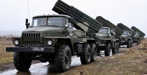 Военторг РФ: оккупанты усиливают позиции на Донбассе «Градами»