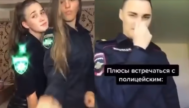 Харьковские курсантки снова “отличились” с видеороликом в полицейской форме (ВИДЕО)