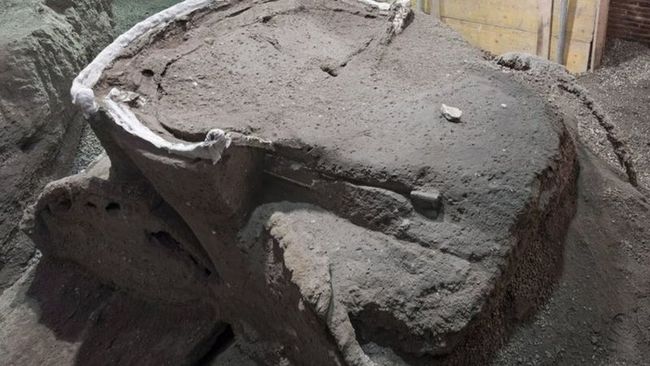 У Помпеях знайшли ідеально збережену античну колісницю