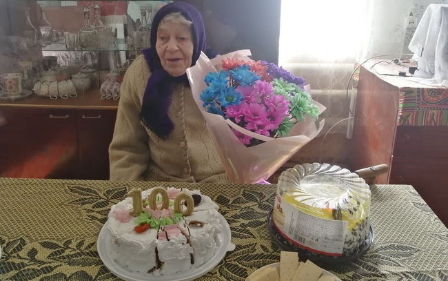 Найстарша жителька Слобожанської громади відзначила 100-річний ювілей