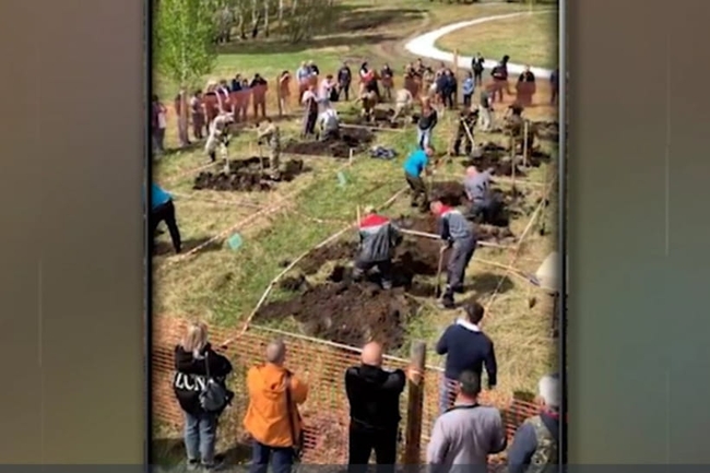 У Росії провели конкурс зі швидкісного викопування могил(ВІДЕО)