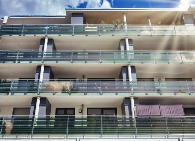 В Германии использовали органические фотоэлементы в качестве ограждения для балконов