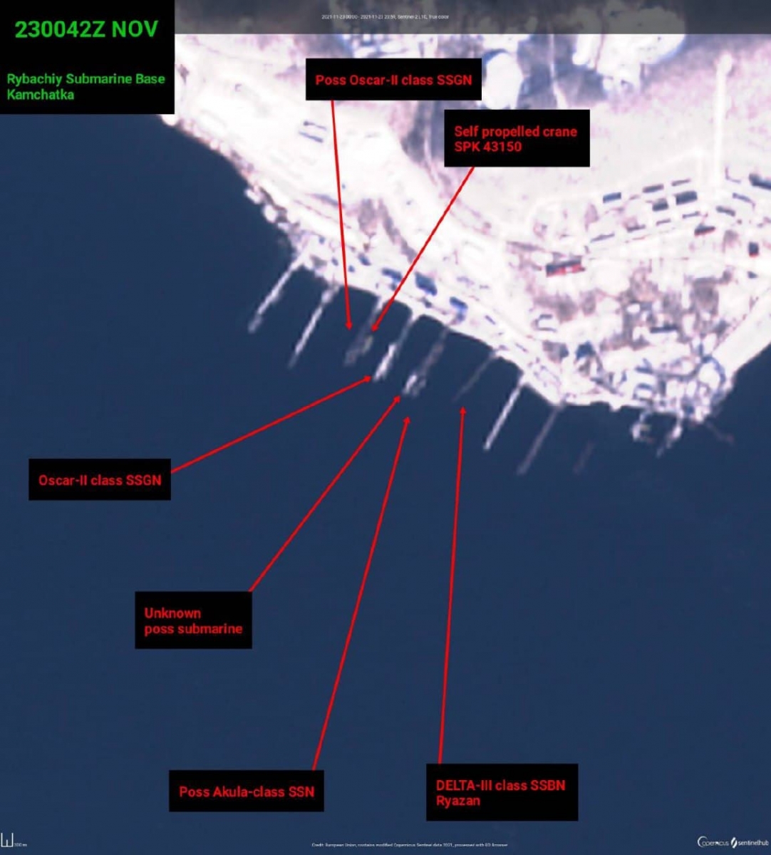 Россия отправила в море все атомные субмарины с базы на Камчатке