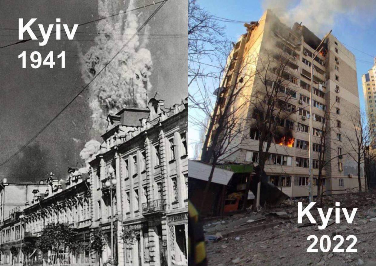 Украинские города, разрушенные фашистами в разное время (ФОТО)