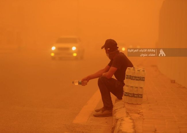 Ирак накрыла масштабная песчаная буря