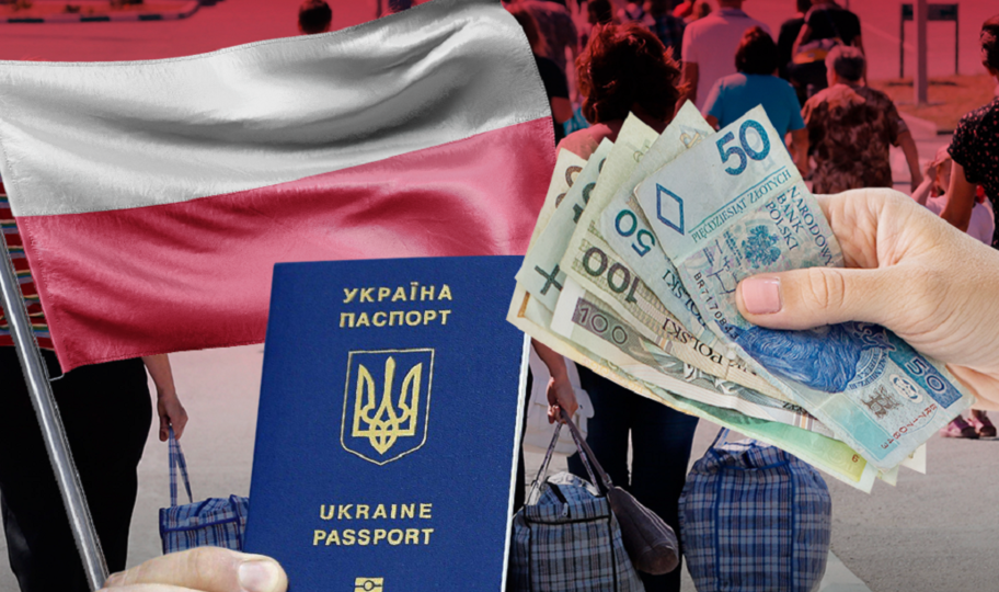 Українські біженці у Польщі сплатили податків більше, ніж було витрачено на допомогу для них