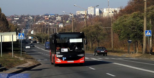 У Харкові змінено маршрут автобуса №204