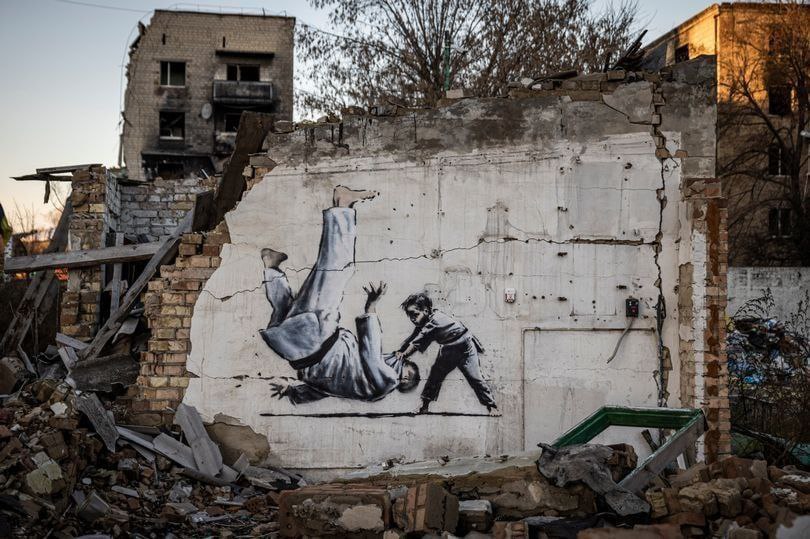 Найвідоміший у світі вуличний художник Бенксі, як виявилося, побував в Україні