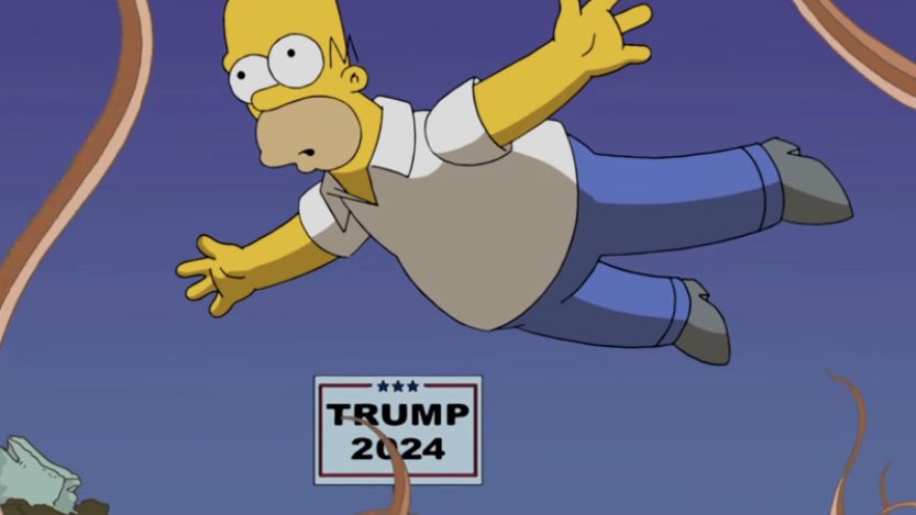 Сімпсони ще у 2015 передбачили, що Дональд Трамп балотуватиметься у президенти 2024 року