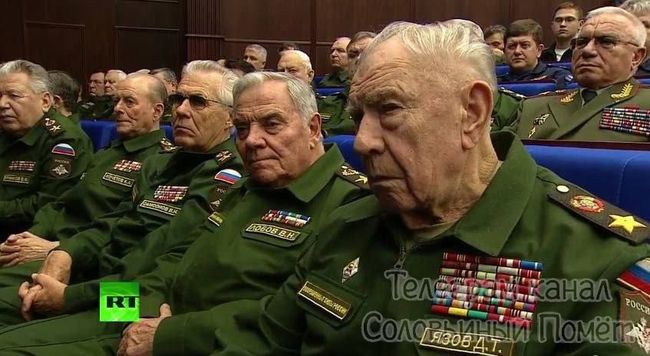 В россии 70 лет — это «период расцвета интеллектуального опыта военного»