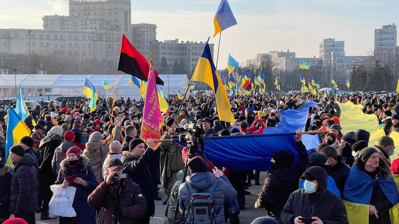 Хода рік тому - Харків це українське місто і воно готове чинити опір