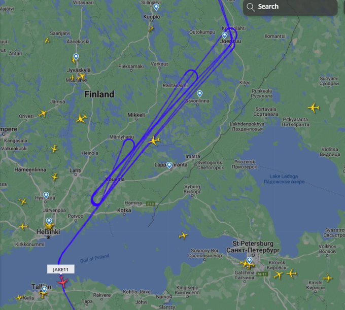 В кремле не отреагировали на разведывательный полёт вдоль всей российско-финской границы