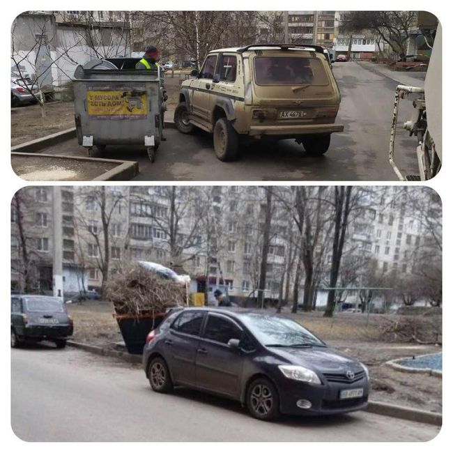Харьковчан обещают штрафовать за некорректную парковку во дворах