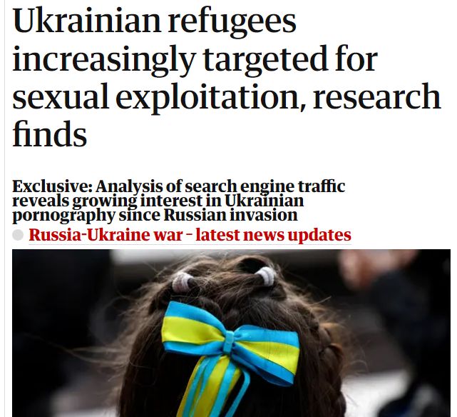 Беженцы из Украины все чаще подвергаются сексуальной эксплуатации