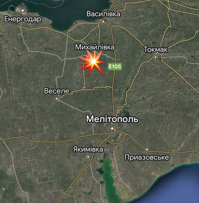 В Запорожской области в штабе оккупантов произошел взрыв