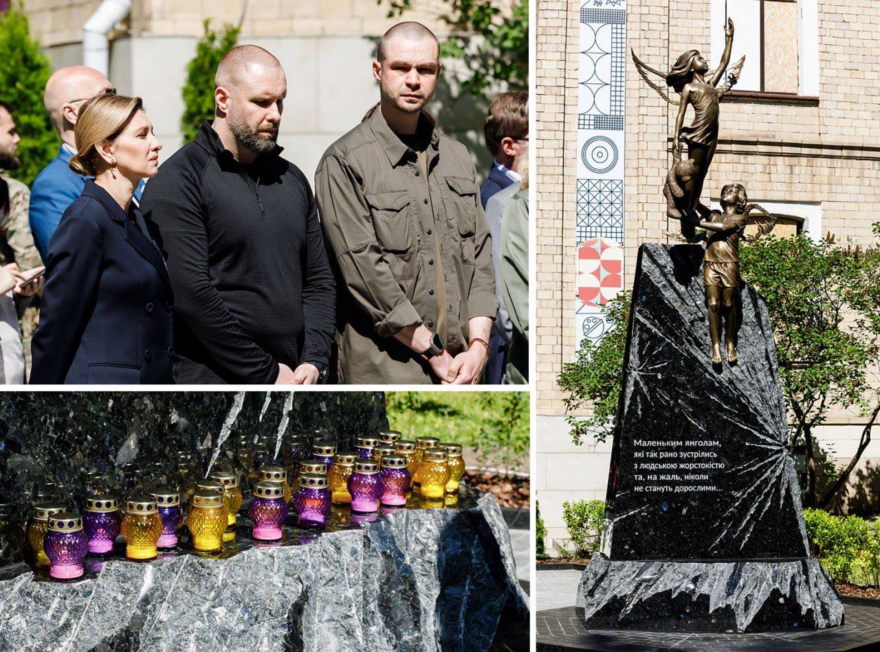 У Харкові відкрили 6-метровий монумент памяті загиблим дітям внаслідок агресії рф