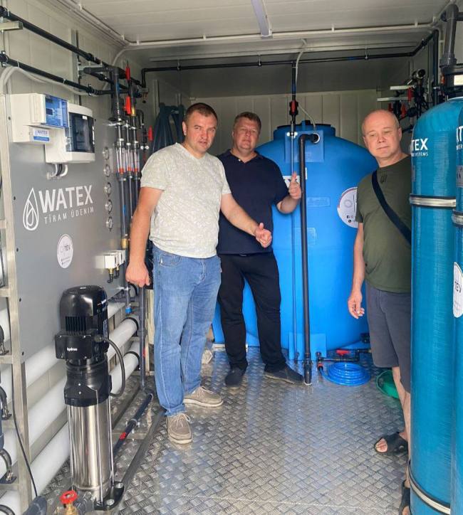 З Латвії до Херсонщини відправили систему очищення води