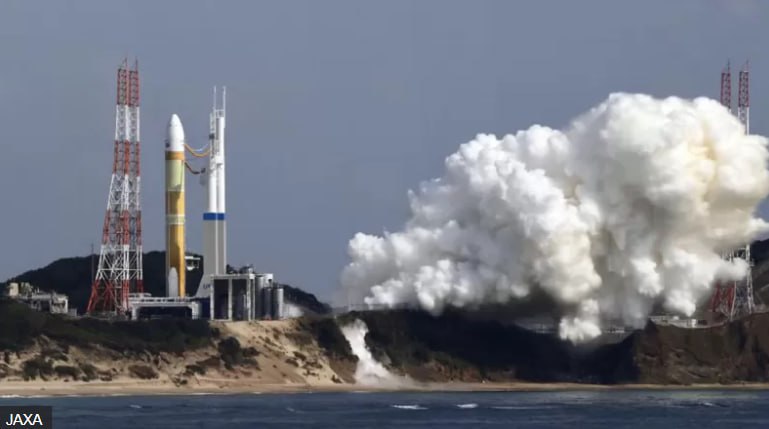 Японія з четвертої спроби успішно запустила на Місяць ракету-носій з посадковим модулем