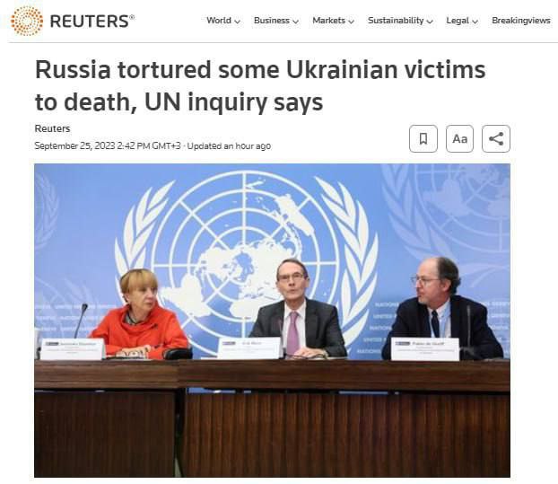 російські військові замучили до смерті деяких українських полонених, — Reuters